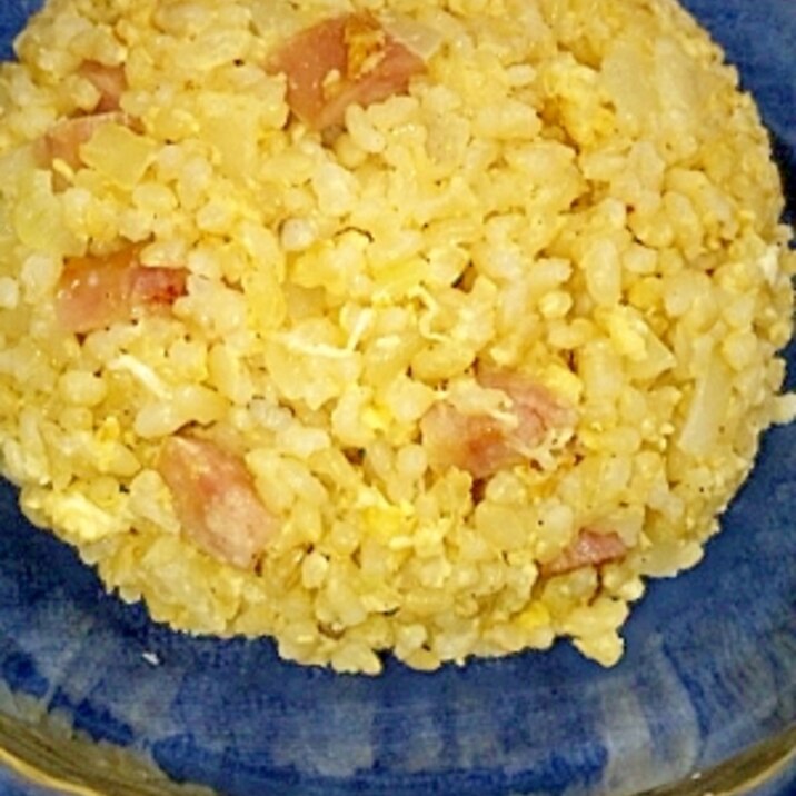 玄米で簡単!卵のパラパラチャーハン